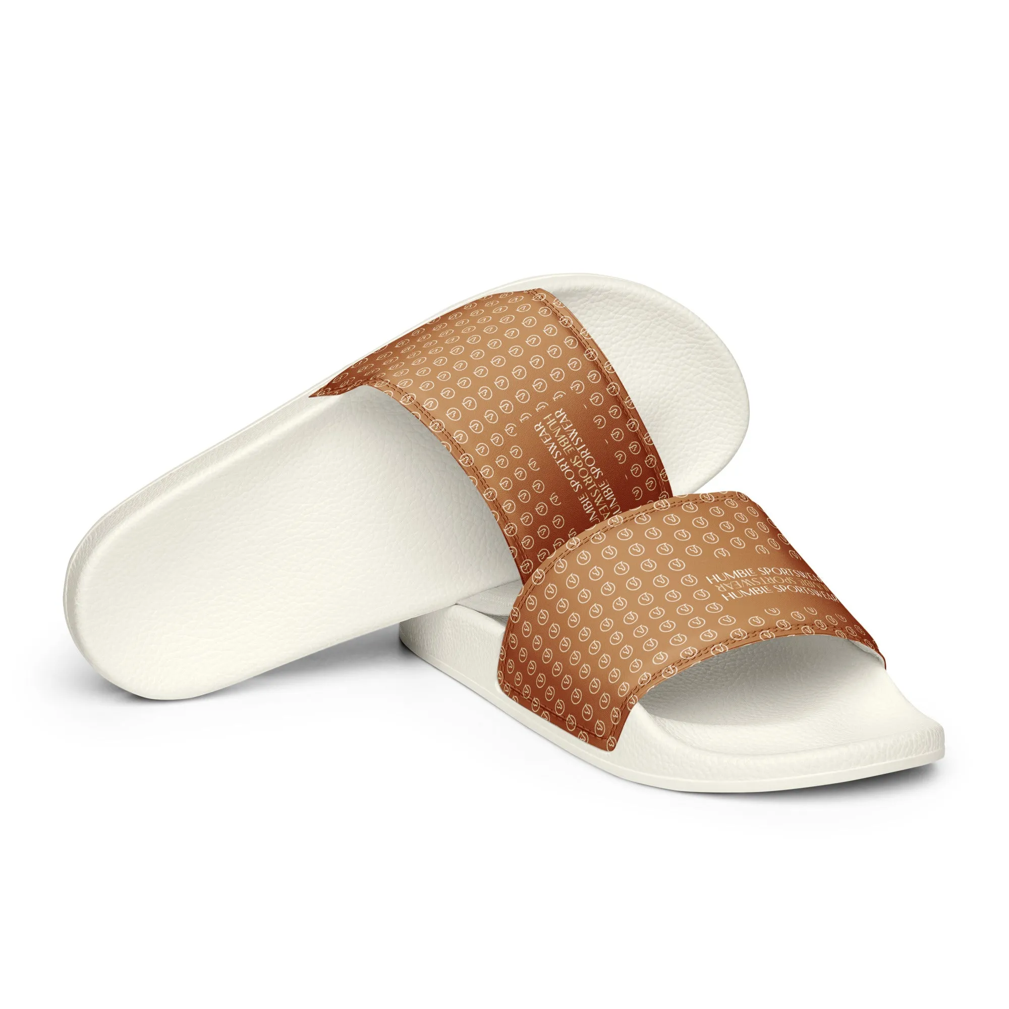 Humble Sportswear™ Men’s Nude Brown Slides Sandals