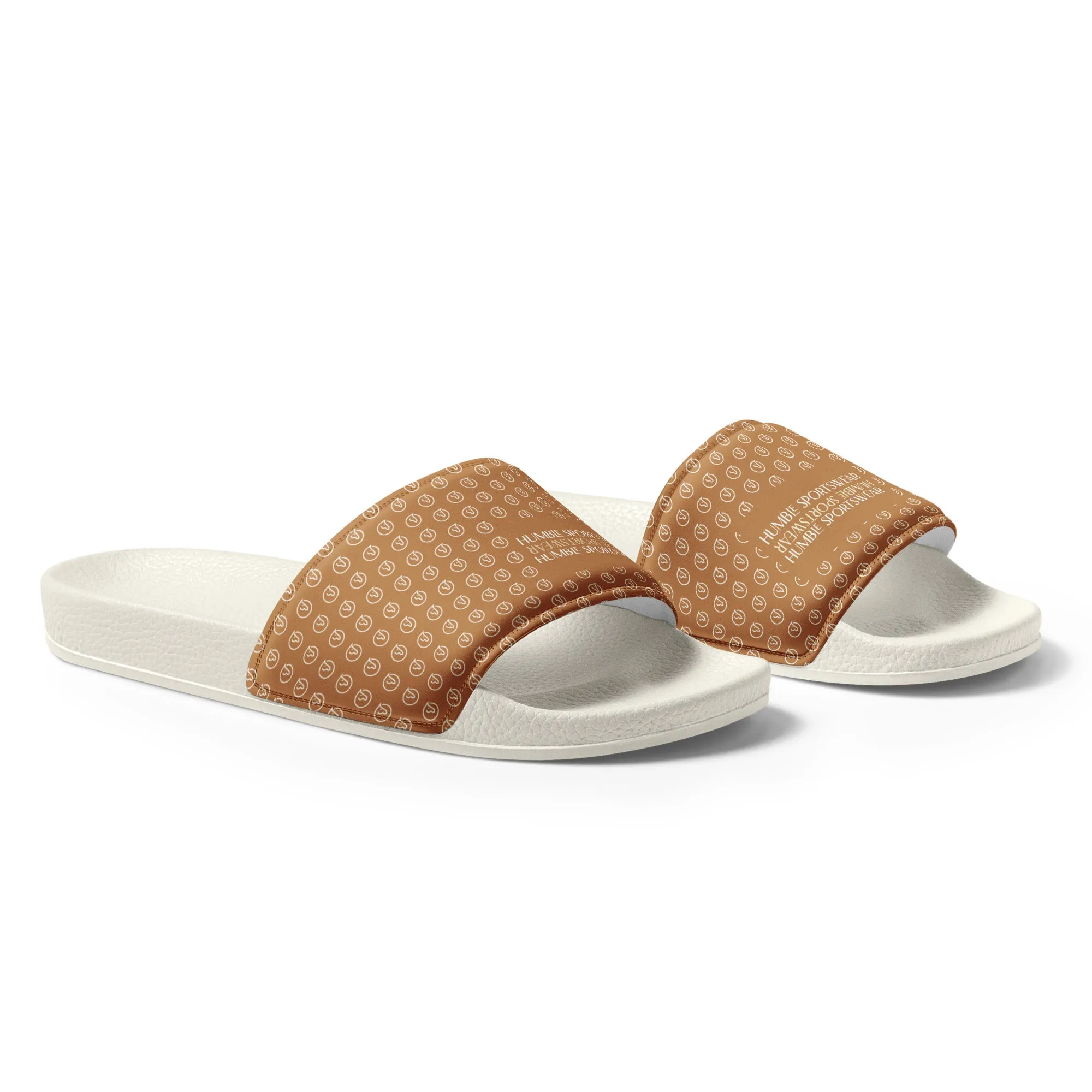 Humble Sportswear™ Men’s Nude Brown Slides Sandals