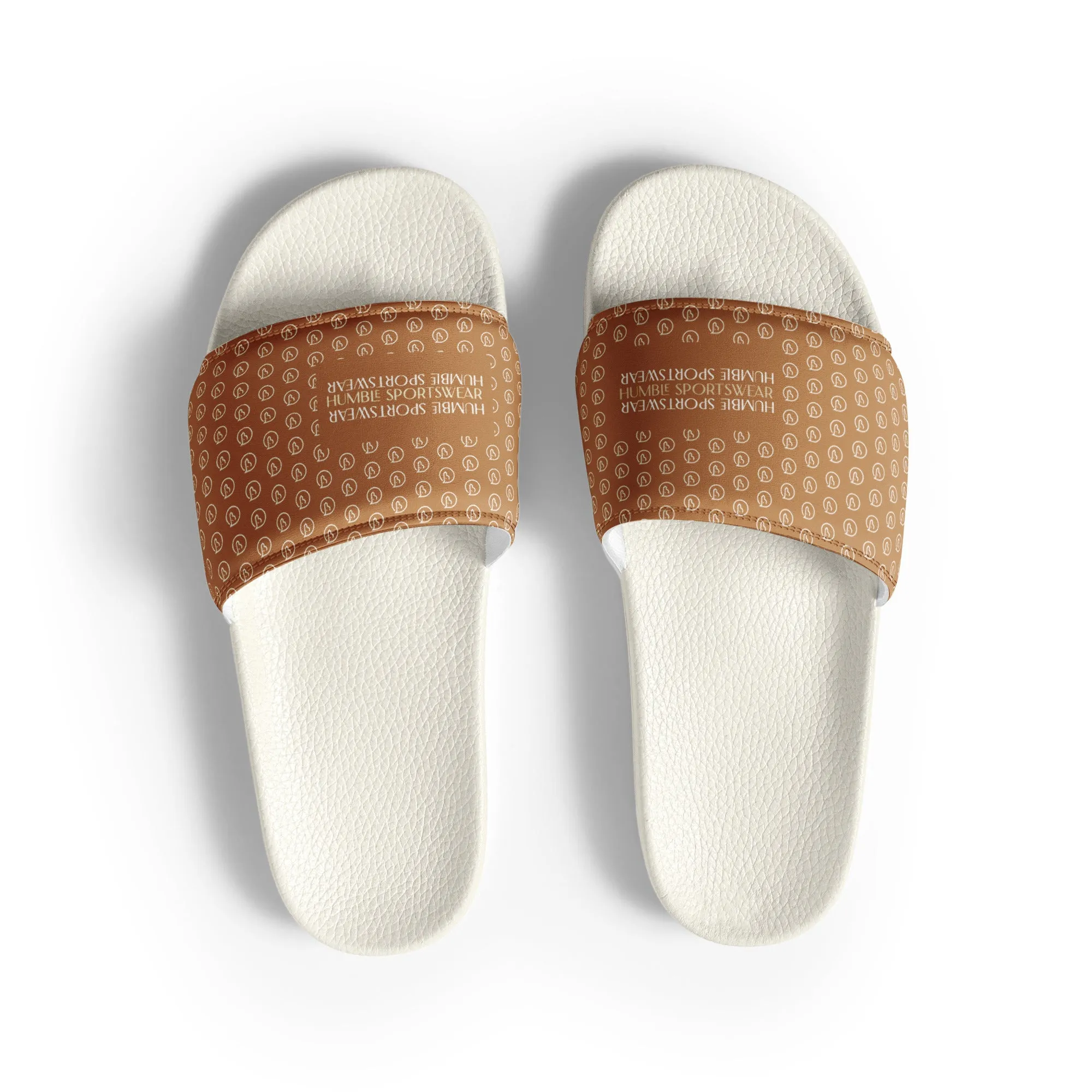 Humble Sportswear™ Men’s Nude Brown Slides Sandals