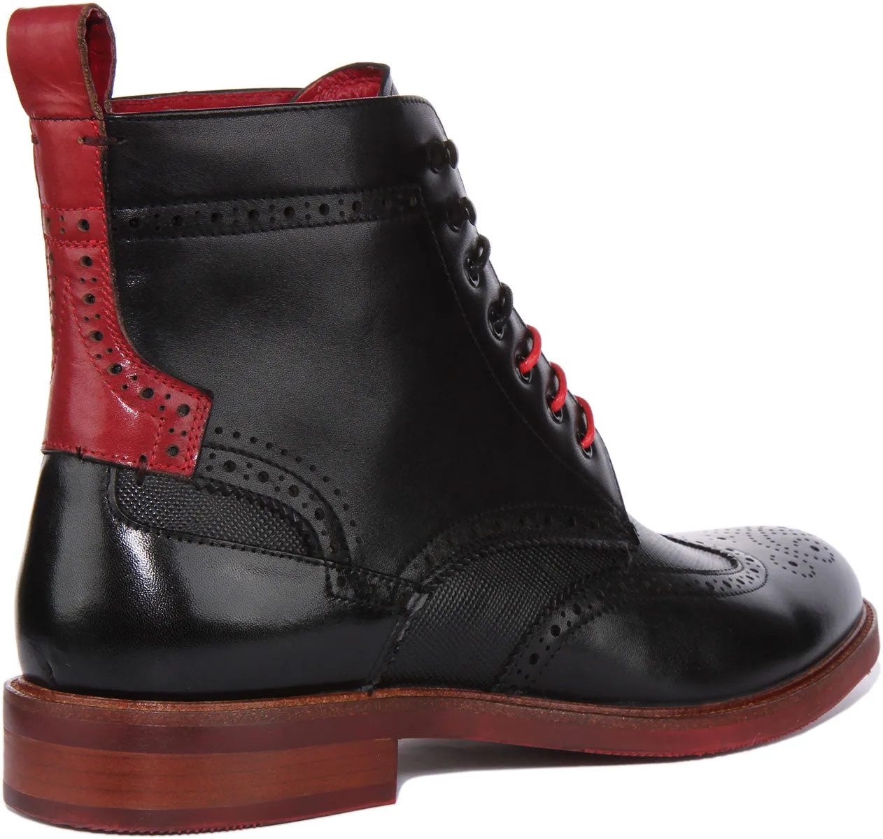 Justinreess England Cameron In Black Red For Men