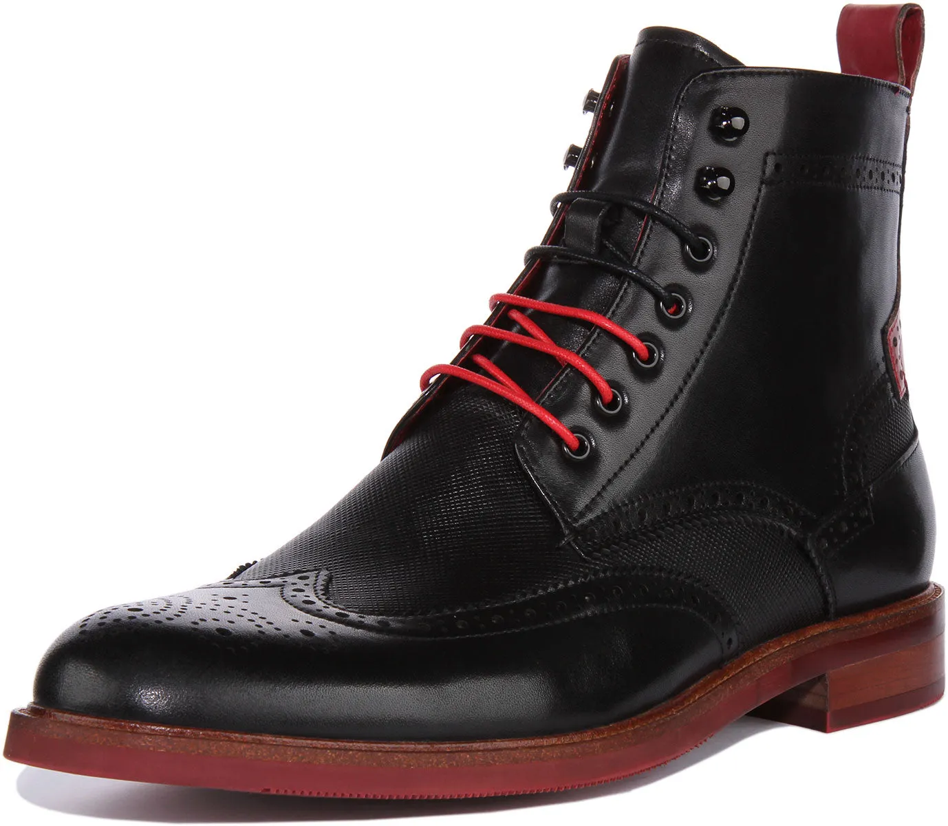 Justinreess England Cameron In Black Red For Men