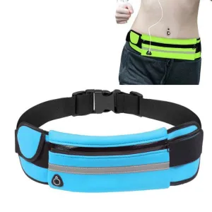 Kettle Pockets Outdoor Sports Mobile Phone Pockets Waist Bag(Sky Blue)