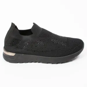 Lily Sparkle Trainer | Black