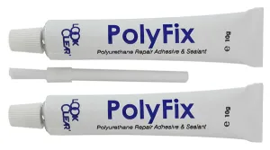 Look Clear PolyFix Sealant 2 x 10g Tubes Polyurethane (Repair Adhesive & Sealant with Brush Applicator)