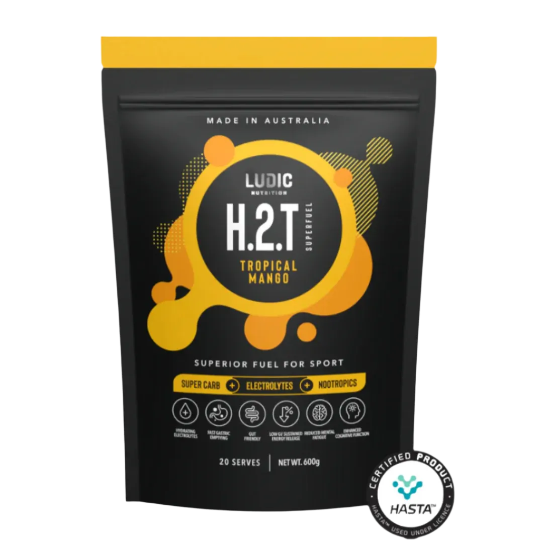 Ludic Nutrition - H.2.T Superfuel - Tropical Mango - 20 Serves Pouch (V2) (600g)