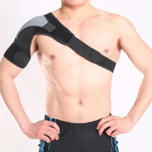 Men Sports Prevent Shoulder Dislocation Protector Adult Fixed Shoulder Strap Shoulder Protector, SIZE:one size(Black)