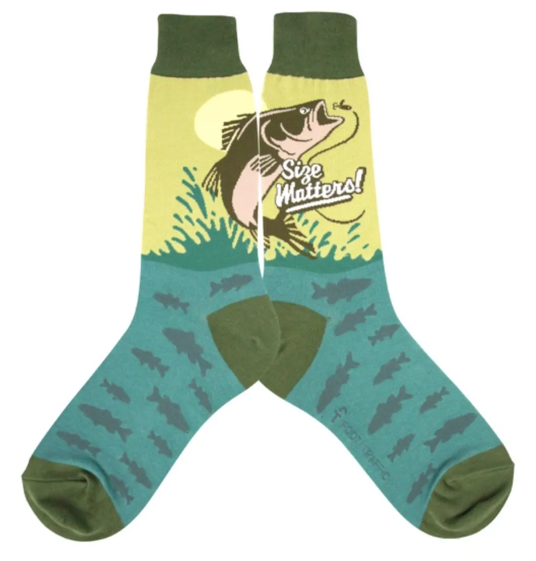 Men's Size Matters Crew Socks