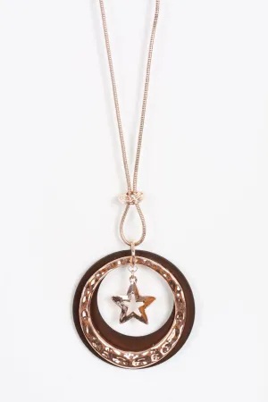 Moon & Star Lagen look Necklace for Women