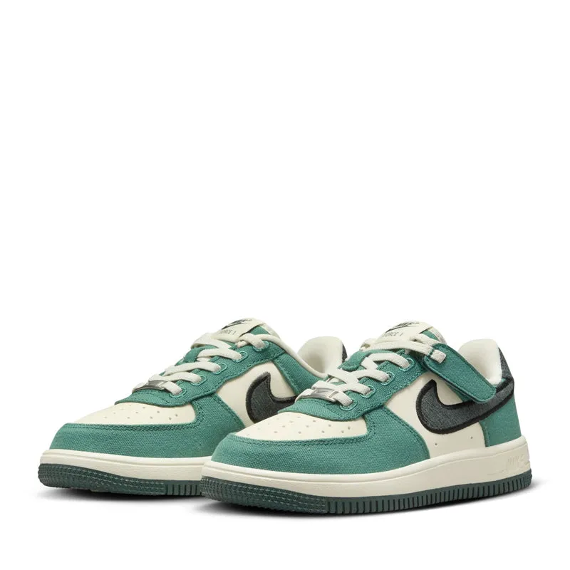 Nike Force 1 LV8 EasyOn (PS) - Coconut Milk/Vintage Green