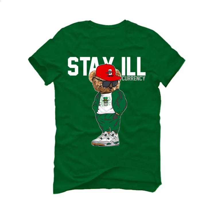 Nike SB x Air Jordan 4 “Pine Green” | illcurrency Pine Green T-Shirt (Stay ill Bear)