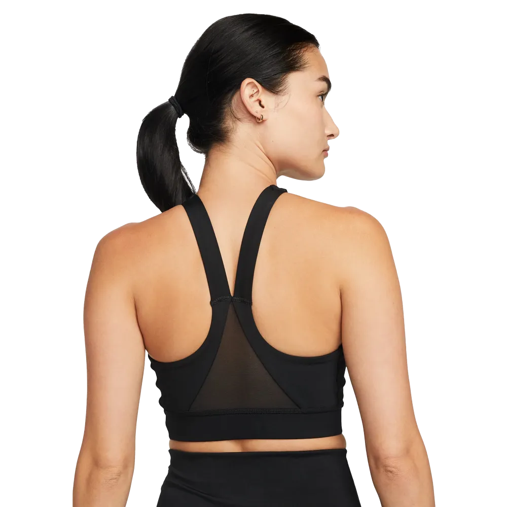 Nike Swoosh Icon Clash Wrap Women's Black Sports Bra