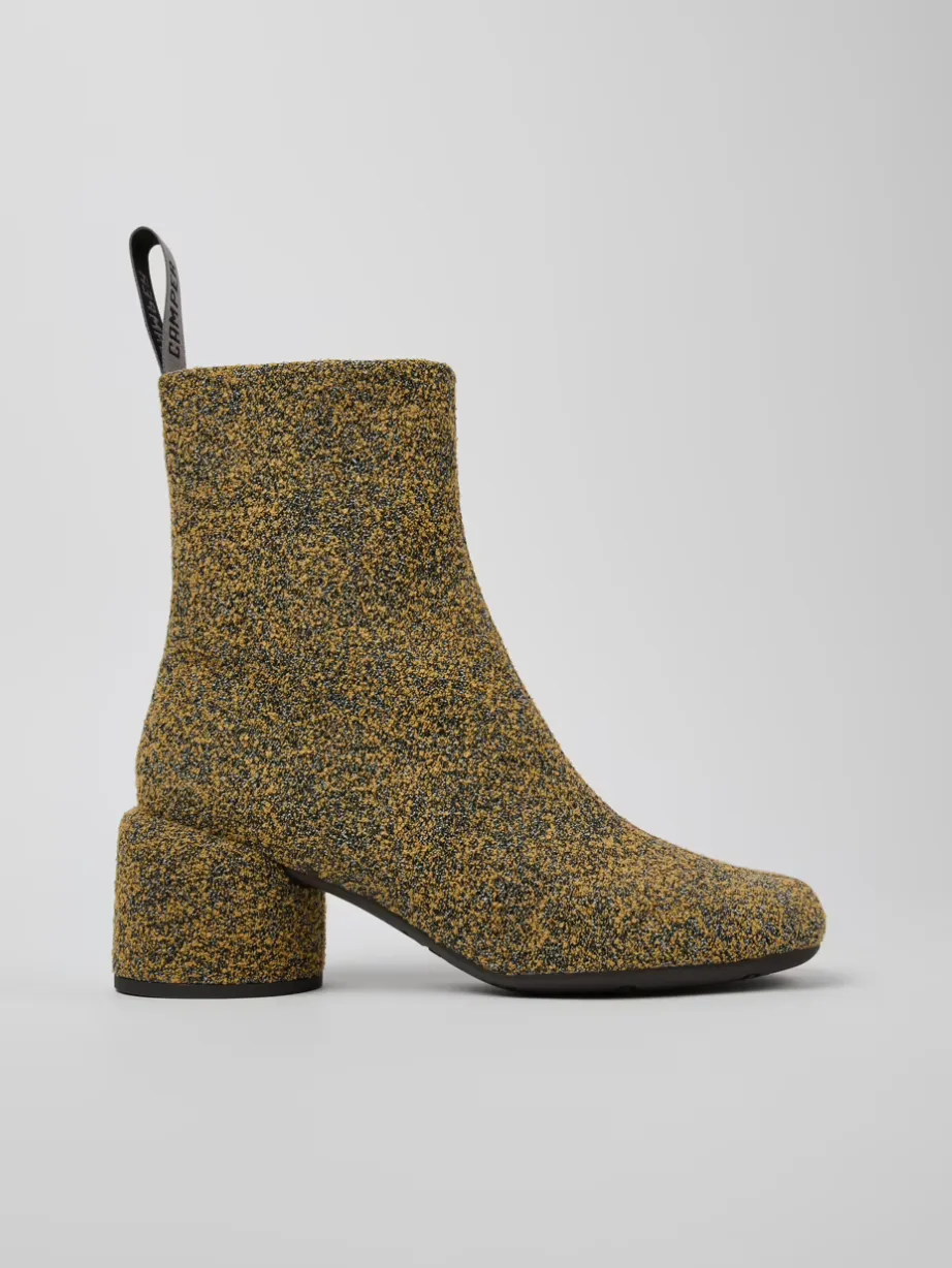 Niki Boots in Mustard Knit by Camper