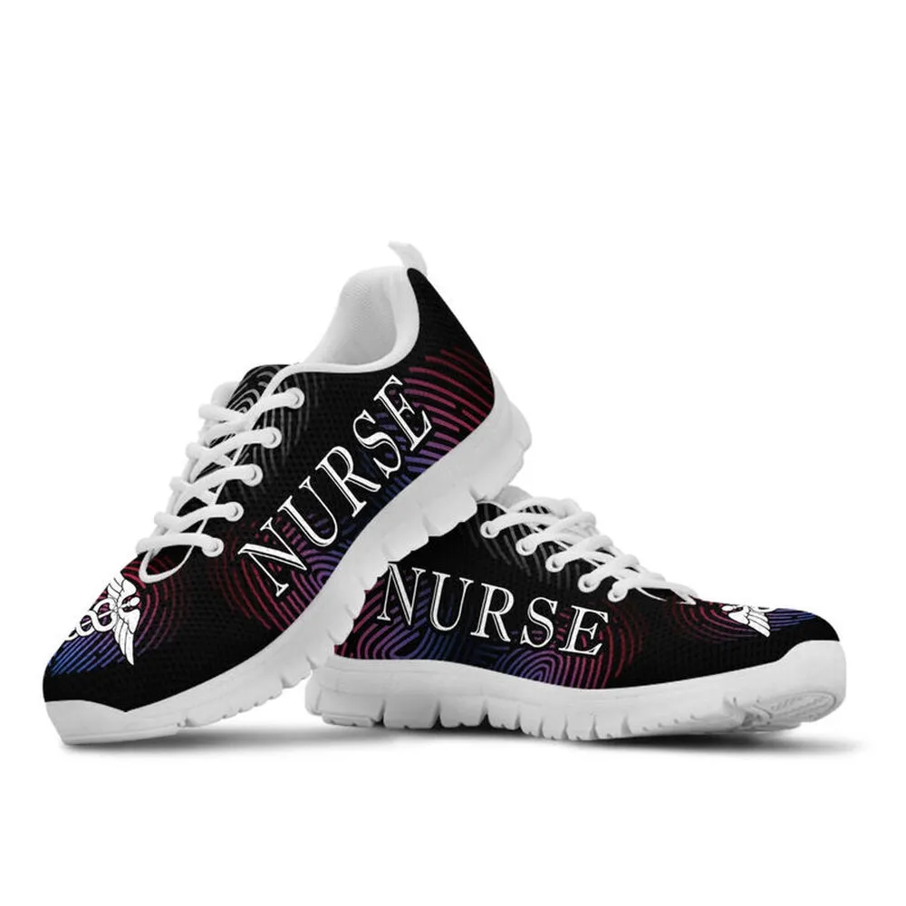 Nurse Sneaker, Nurse Dna Fingerprint Shoes Sneakers Shoes, Best Shoes For Nurses