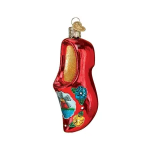 Old World Christmas Wooden Clog Ornament