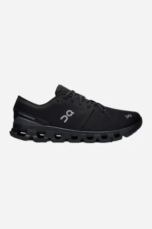 On Running Men's Cloud X 4 Sneakers in Black/Eclipse