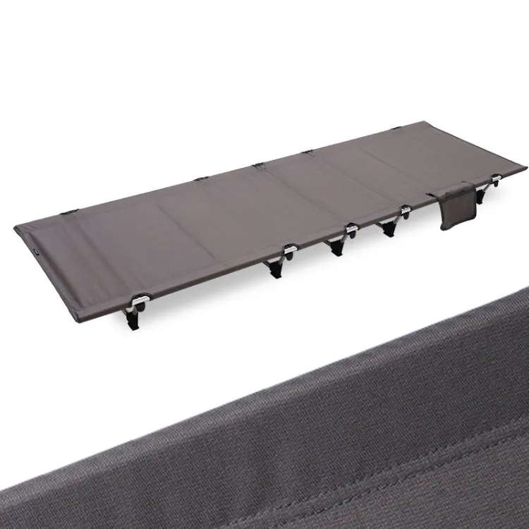 Outdoor Lightweight Folding Bed for Camping, Fishing, and Beach, Simple Leisure, 70.9 x 24 inches (Gray)