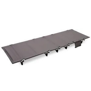 Outdoor Lightweight Folding Bed for Camping, Fishing, and Beach, Simple Leisure, 70.9 x 24 inches (Gray)