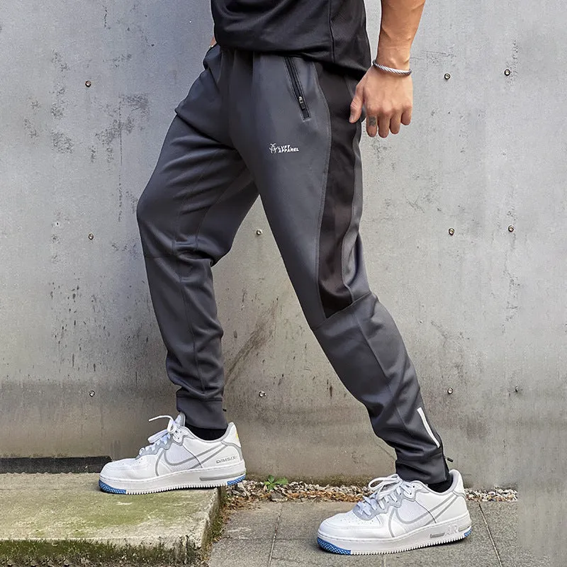 Panel Zip Pocket Stretch Sweatpants