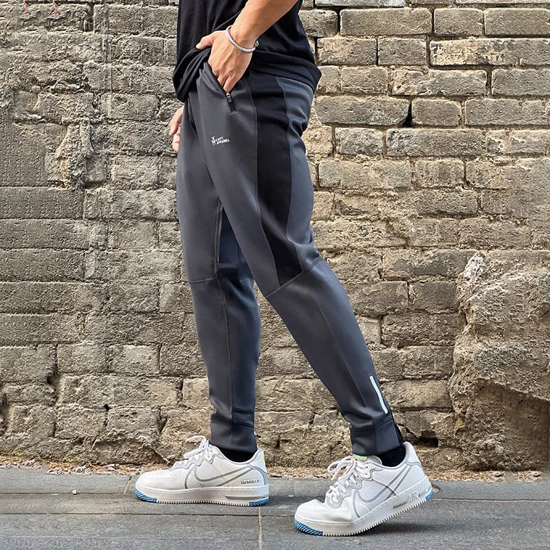 Panel Zip Pocket Stretch Sweatpants