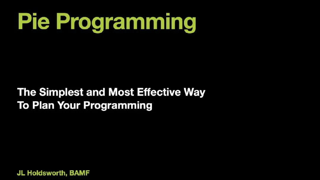 Pie Programming-J.L. Holdsworth