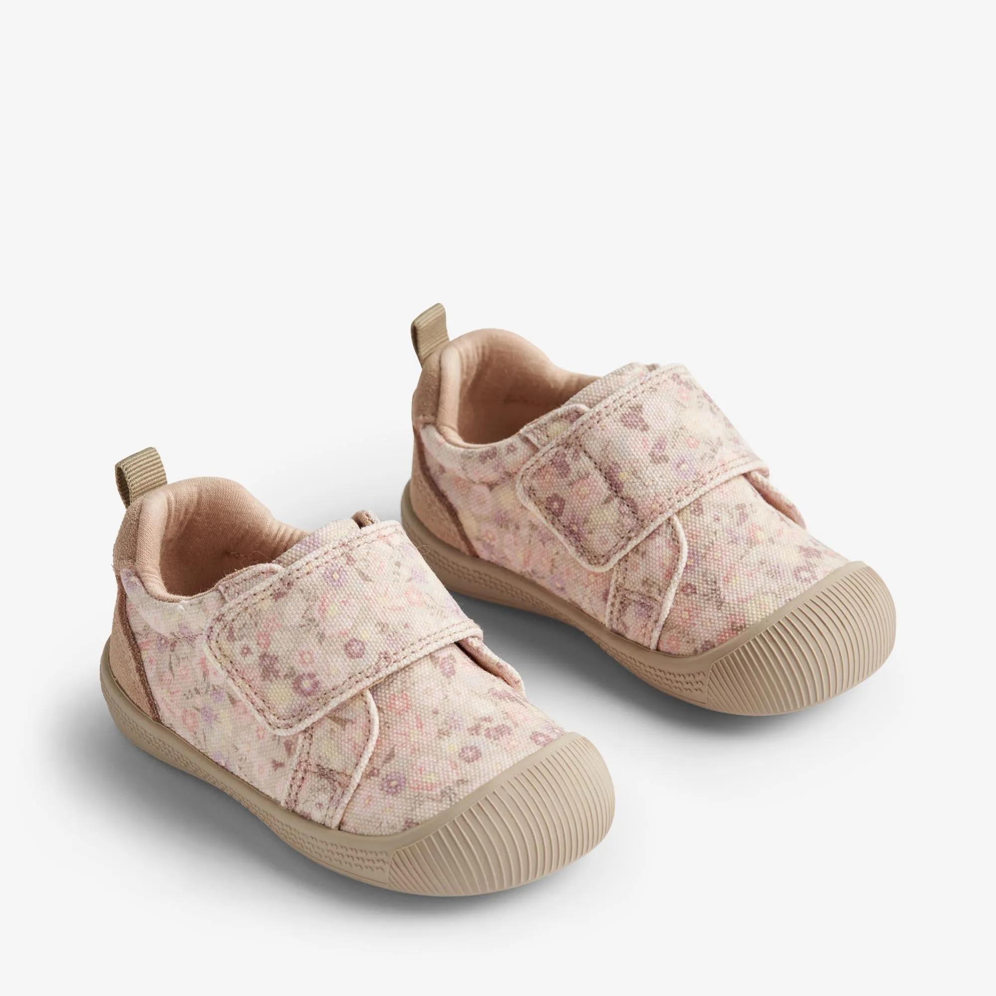 Prewalker Velcro Kei Print - clam multi flowers