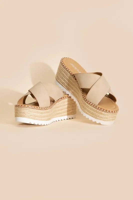 RAFFIA PLATFORM SLIDES