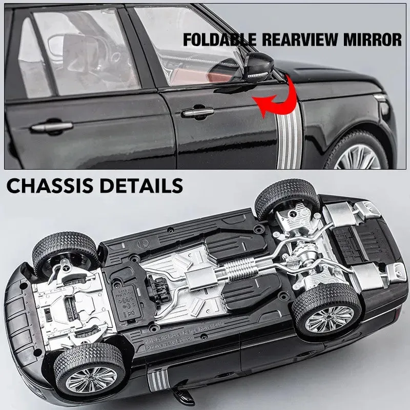 RANGE ROVER BIG SIZE 1:24 DIECAST METAL PULLBACK TOY CAR WITH OPENABLE DOORS & LIGHT, MUSIC BOYS CAR FOR KIDS BEST TOYS GIFTS TOYS FOR KIDS