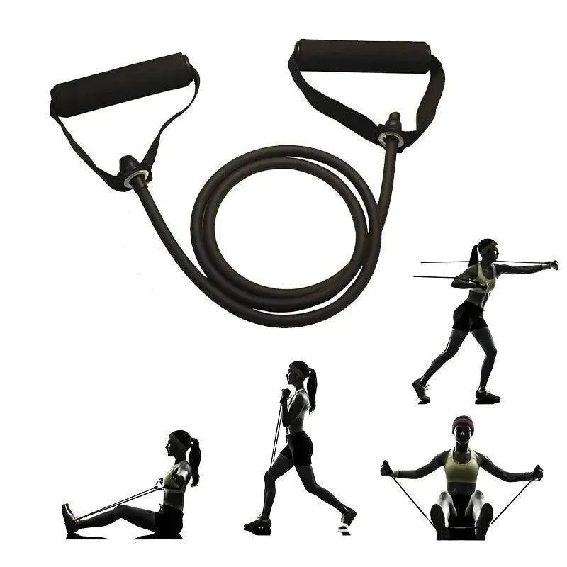 Resistance Bands With Handles – Adjustable Resistance from 10lbs to 30lbs, Durable Rubber for Full-Body Strength Training, Portable and Convenient