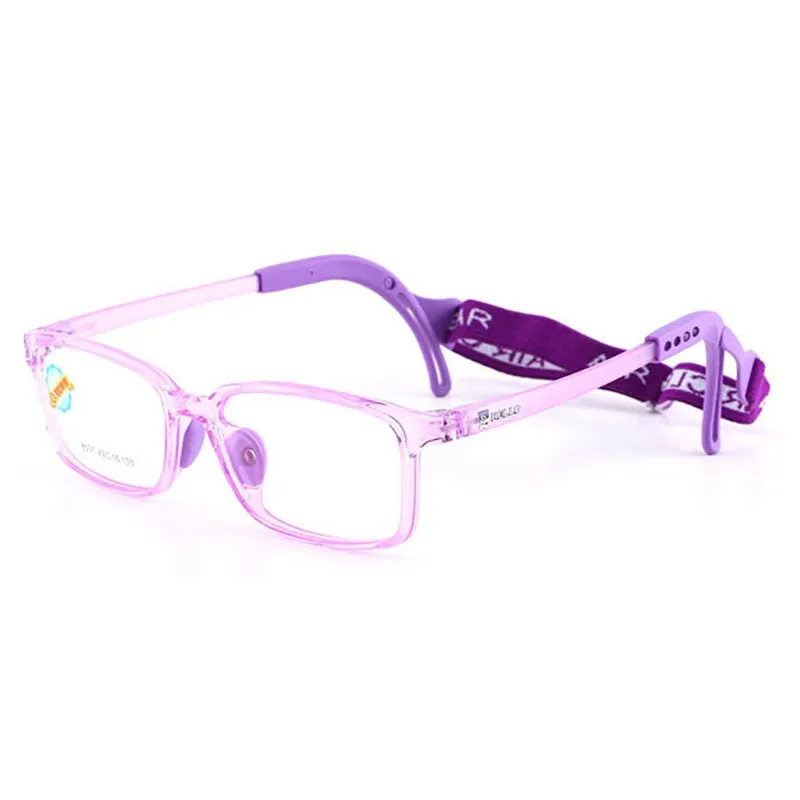 Reven Jate Unisex Children's Full Rim Square Tr 90 Silicone Eyeglasses 8537