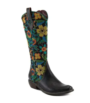 Rodeo Queen in Black Multi Leather by L'Artiste