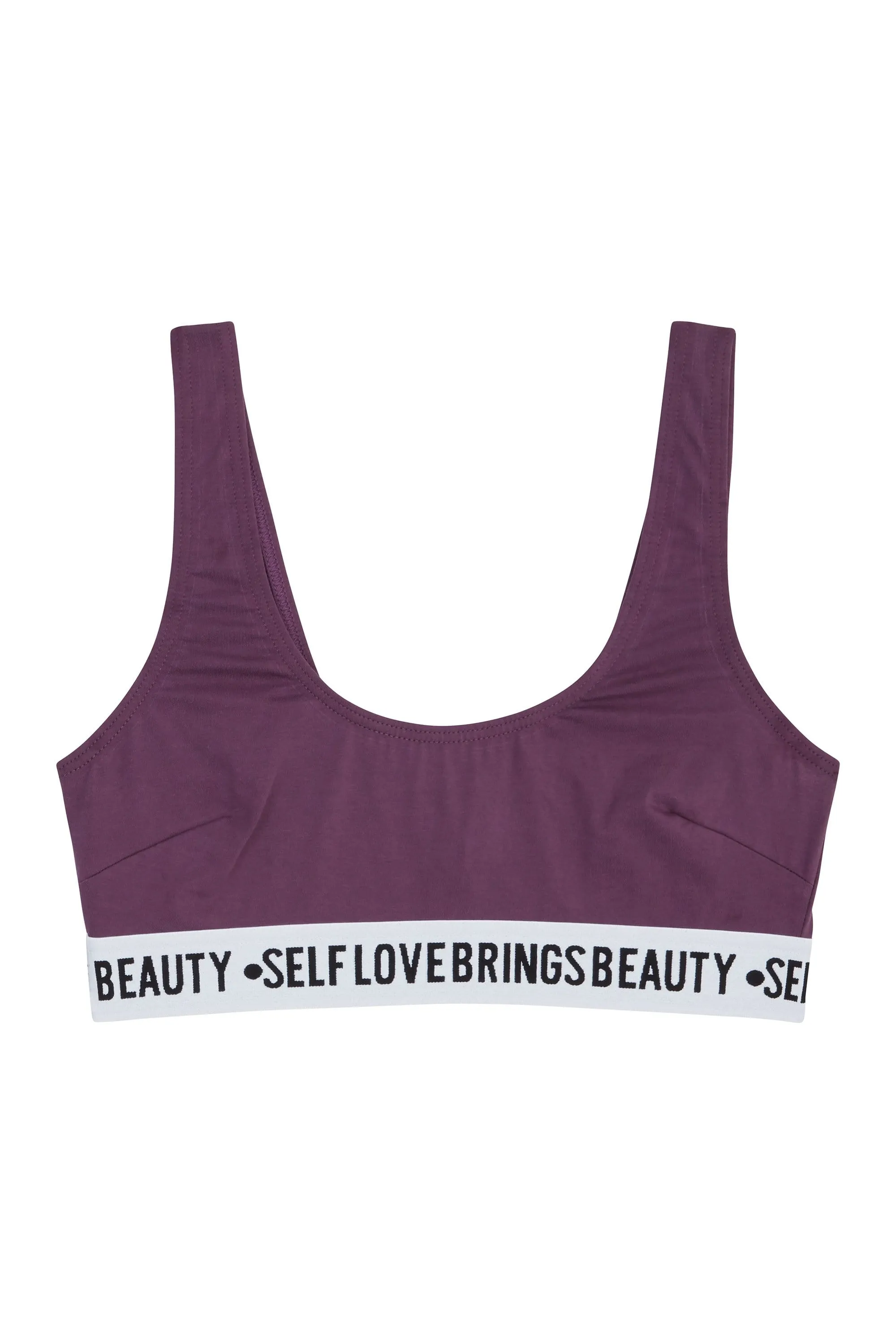 Self Love Purple Curve Crop top