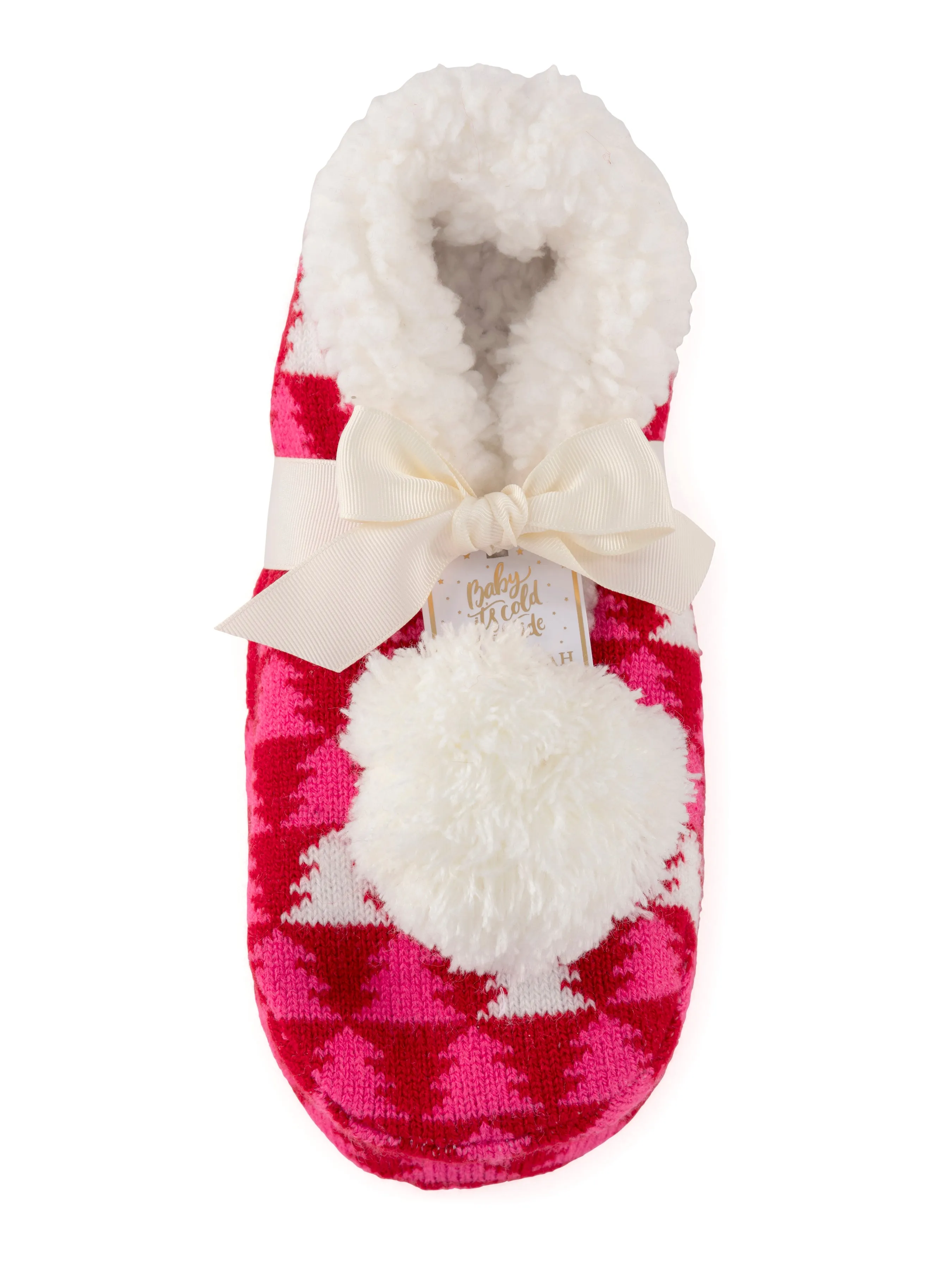 Shiraleah Arya Trees Slippers, Red