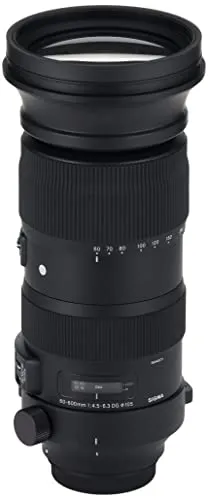 Sigma 60-600mm f/4.5-6.3 DG OS HSM Sports Lens - Canon EF