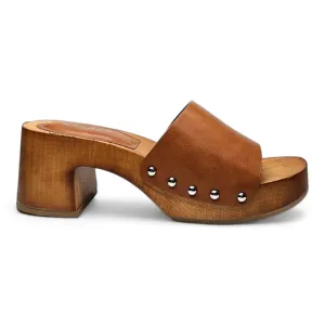 Silveroak Wooden Open Toe Clogs