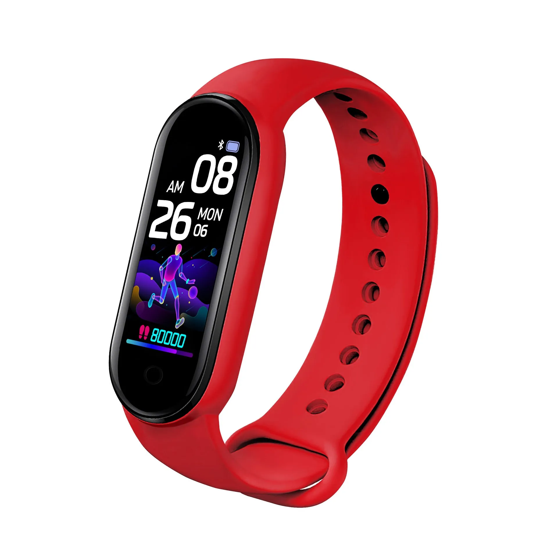 Smart Band and Watch Sports Bracelet Color Screen Heart Rate Bracelet Health