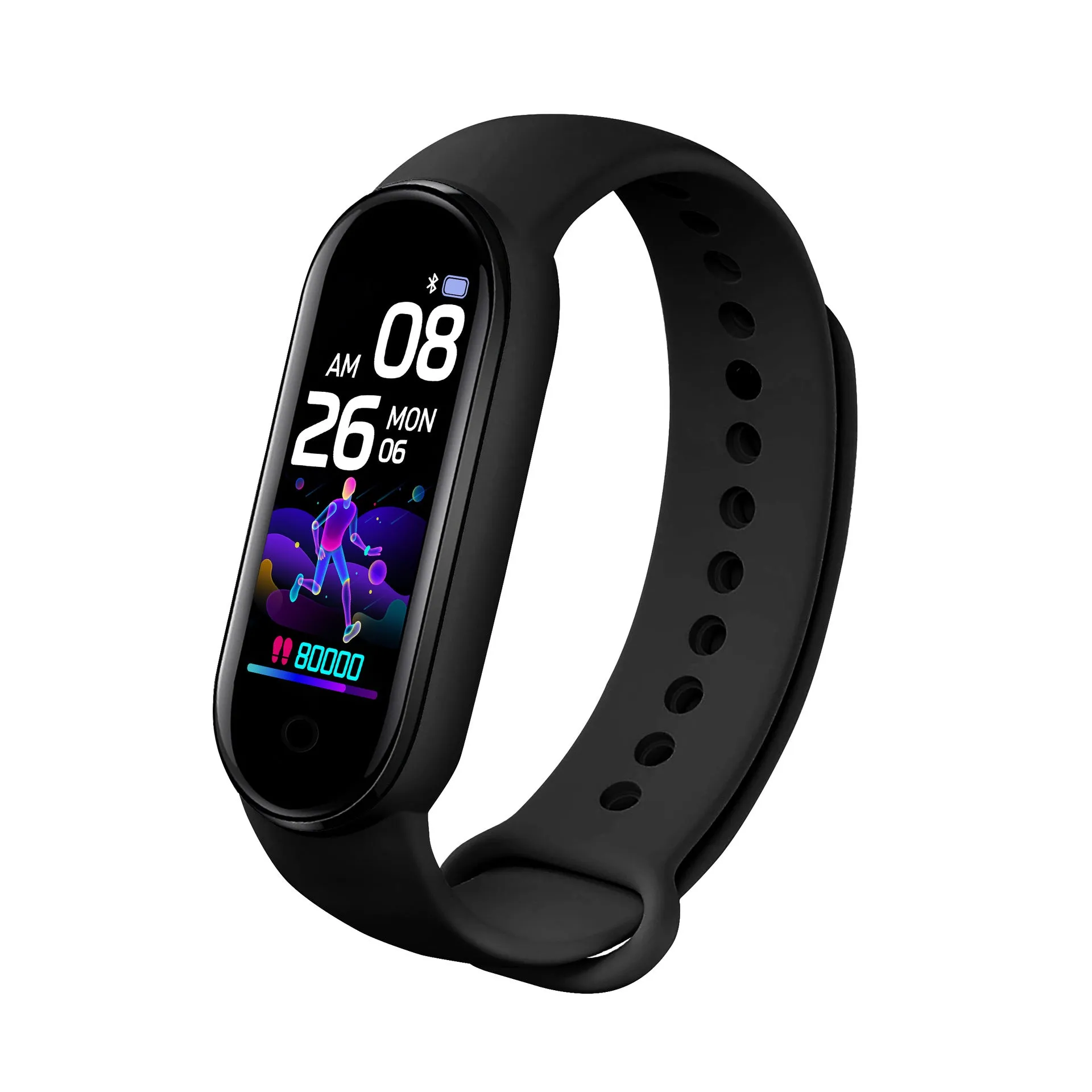 Smart Band and Watch Sports Bracelet Color Screen Heart Rate Bracelet Health