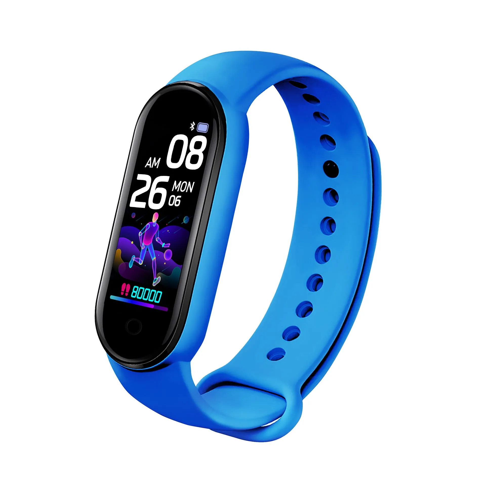 Smart Band and Watch Sports Bracelet Color Screen Heart Rate Bracelet Health