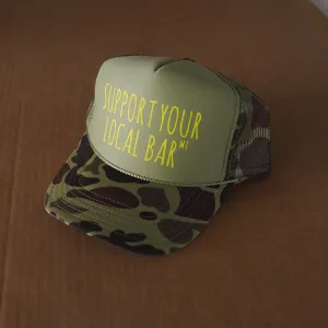 Support Your Local Bar Camo Hat