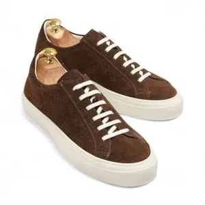 Sweyd - Brown Worsted Suede Sneakers EU 42