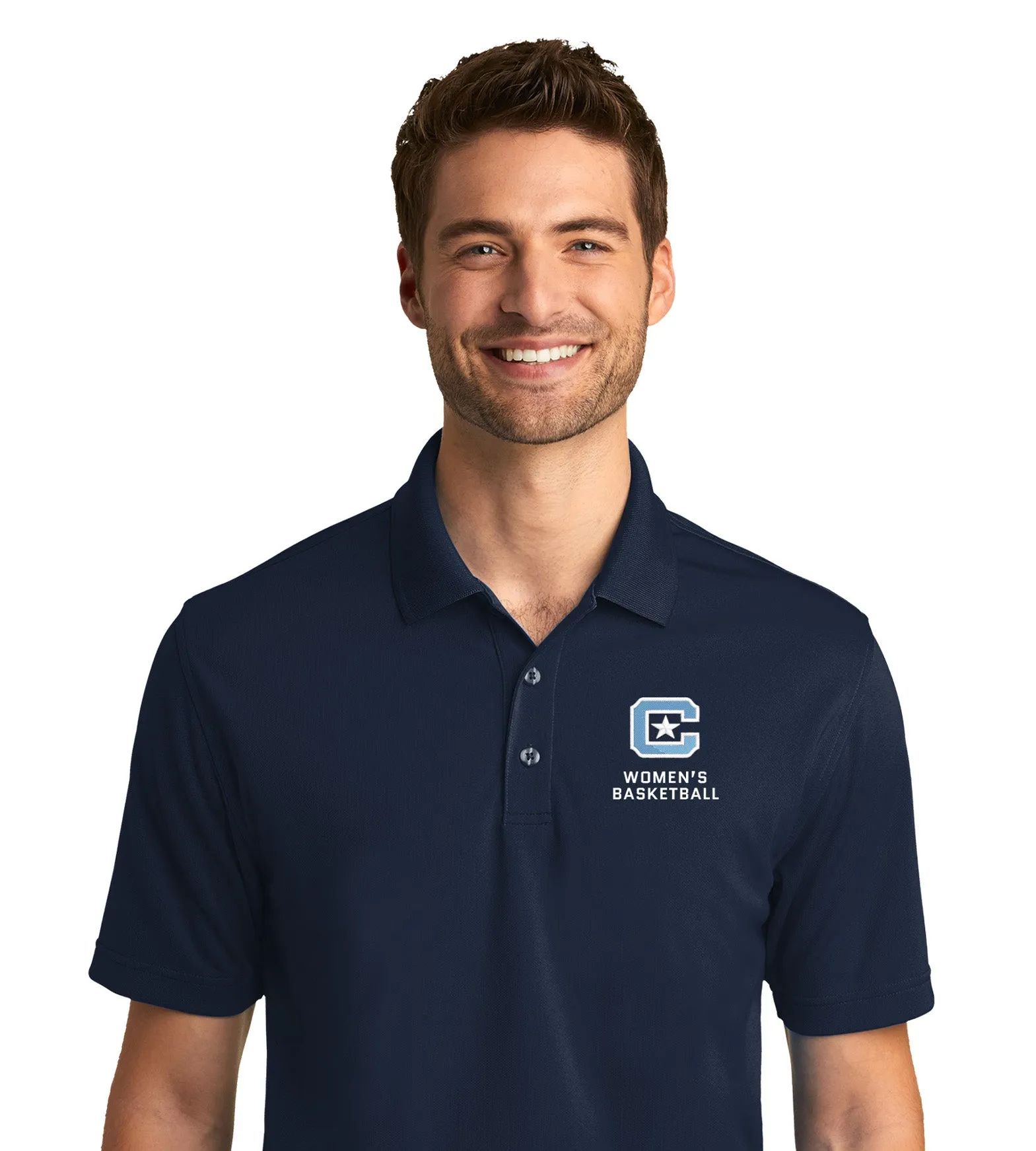 The Citadel C, Club Sports  - Women's Basketball, UV Micro-Mesh Polo