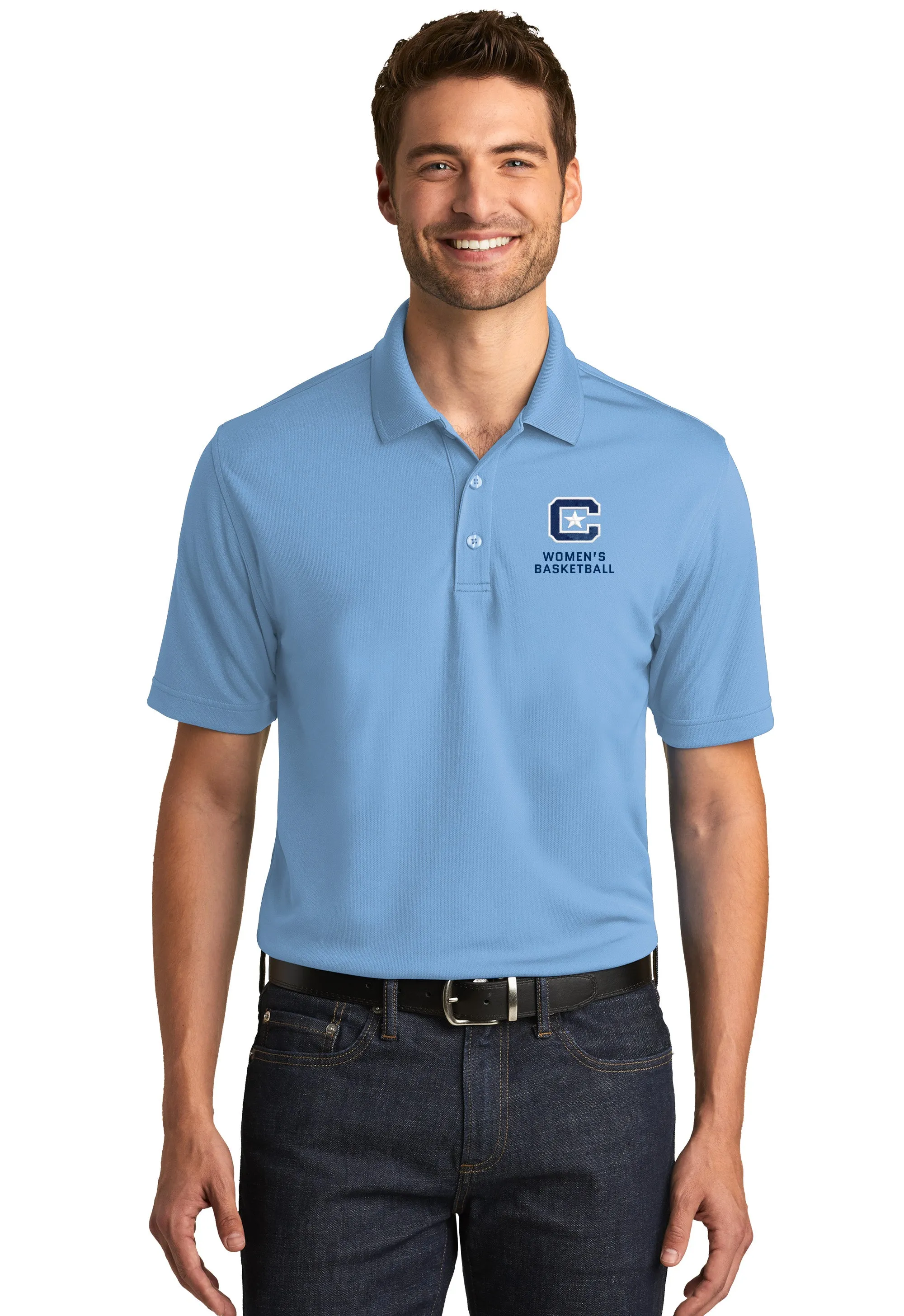 The Citadel C, Club Sports  - Women's Basketball, UV Micro-Mesh Polo