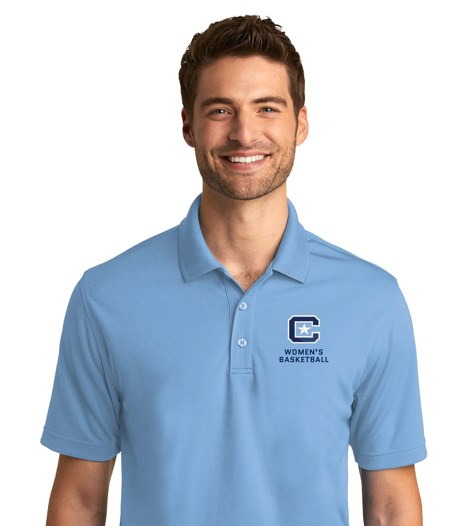 The Citadel C, Club Sports  - Women's Basketball, UV Micro-Mesh Polo