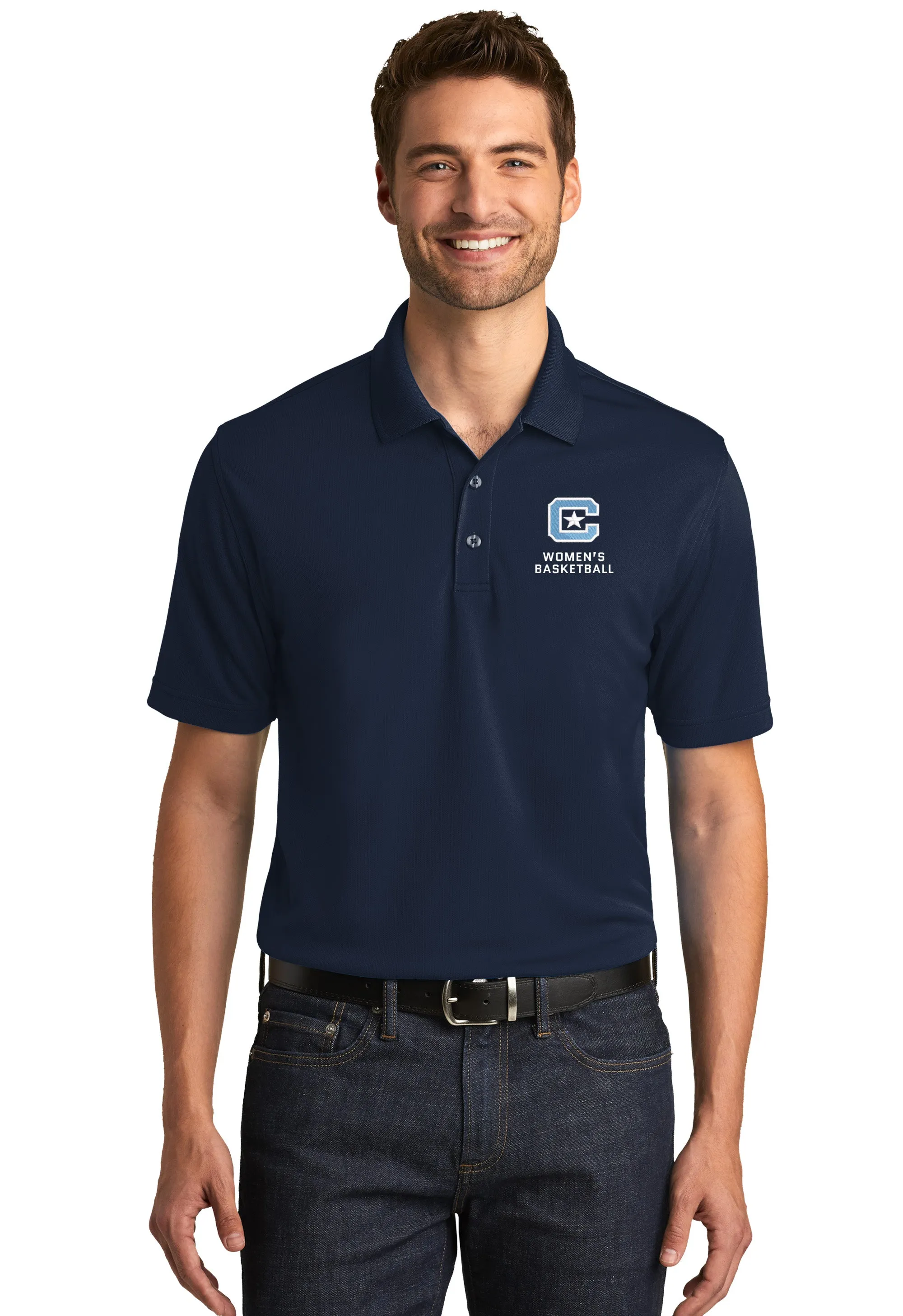 The Citadel C, Club Sports  - Women's Basketball, UV Micro-Mesh Polo