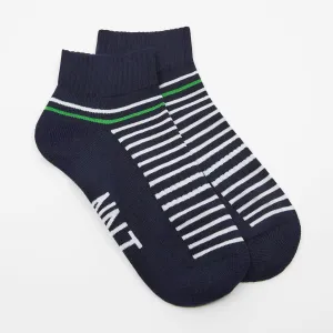 Unisex Bamboo Stripe Sports Ankle Socks - CATKDP