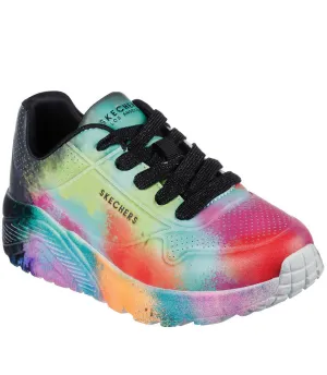 Uno Lite Splatter in Black Multi by Skechers