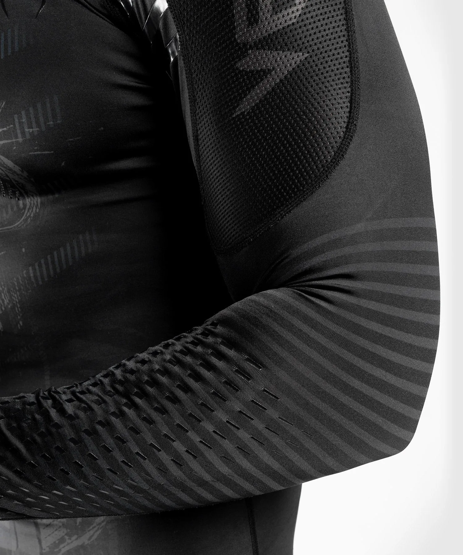 Venum Skull Rashguard - Long sleeves - Black/Black