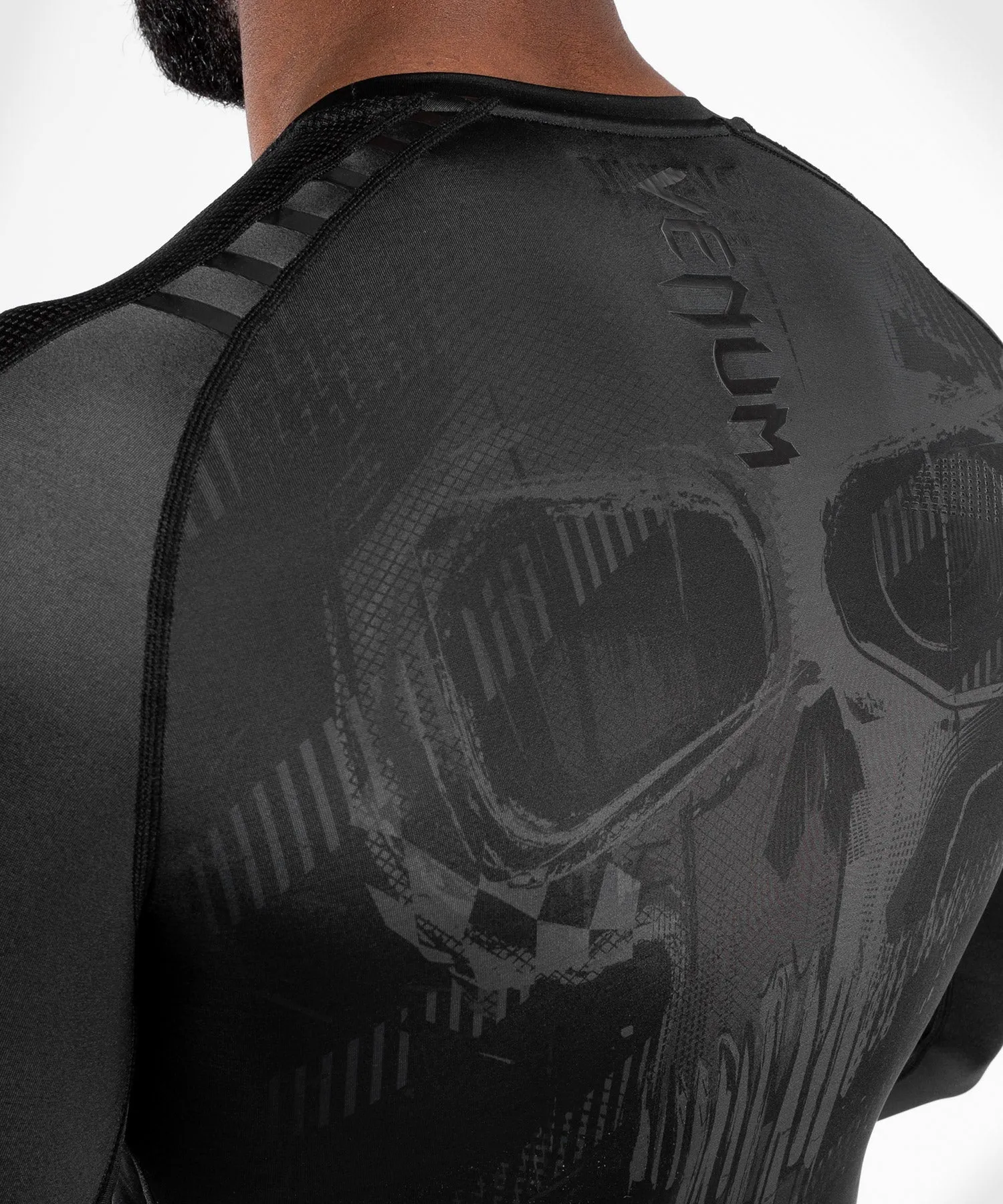 Venum Skull Rashguard - Long sleeves - Black/Black