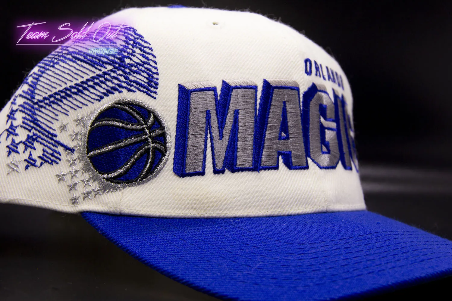 Vintage Sports Specialties Orlando Magic Shadow Snapback Hat NBA