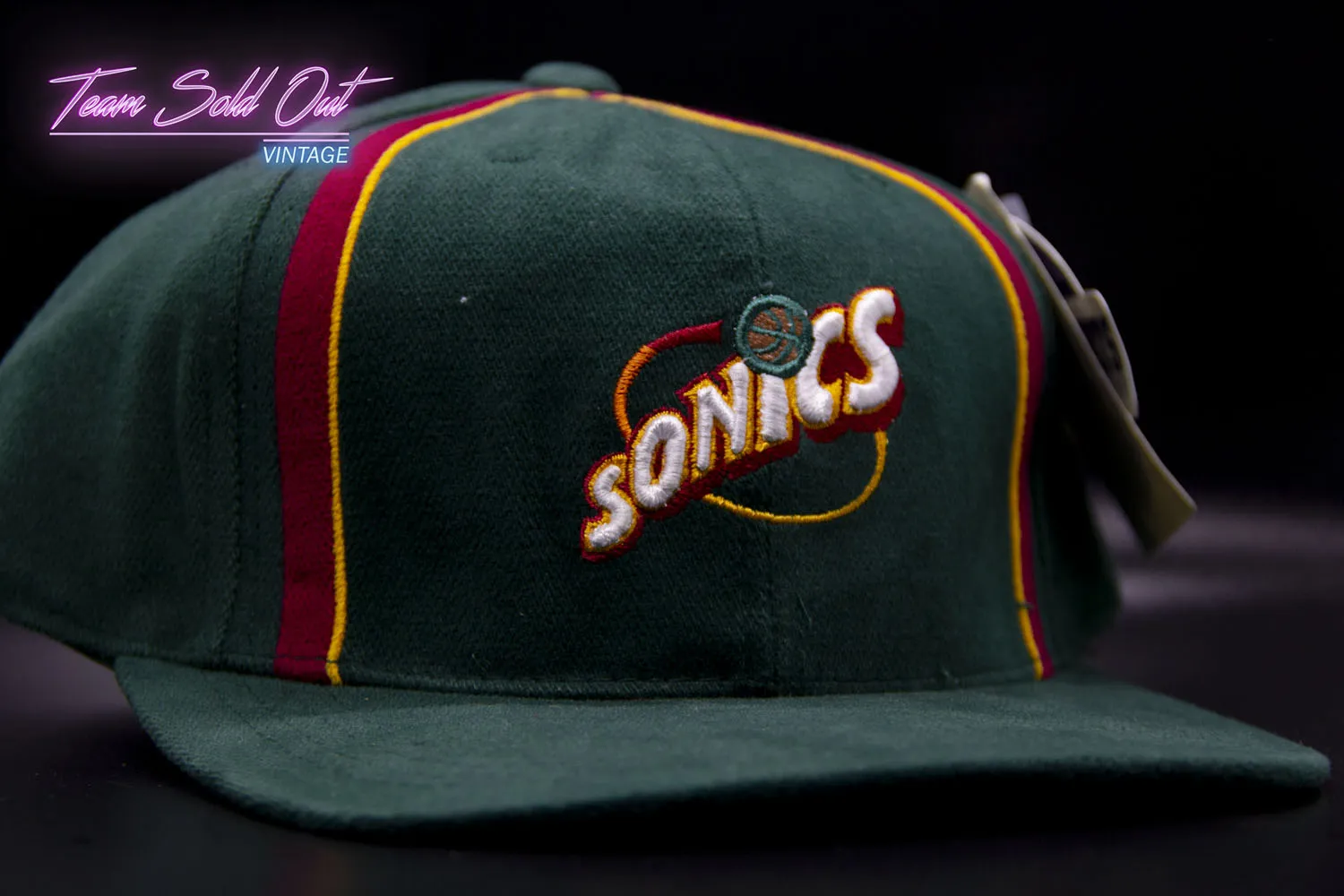 Vintage Sports Specialties Seattle Supersonics Snapback Hat NBA