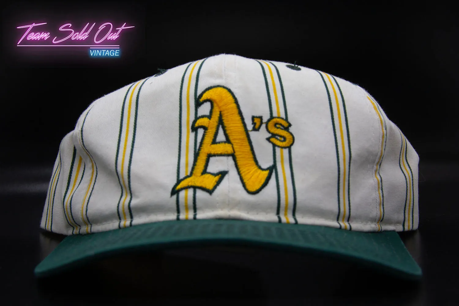 Vintage Starter Oakland Athletics Plain Logo Snapback Hat MLB